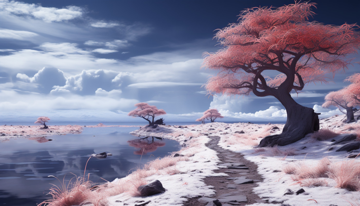 Paisajes etéreos en lente infrarrojo